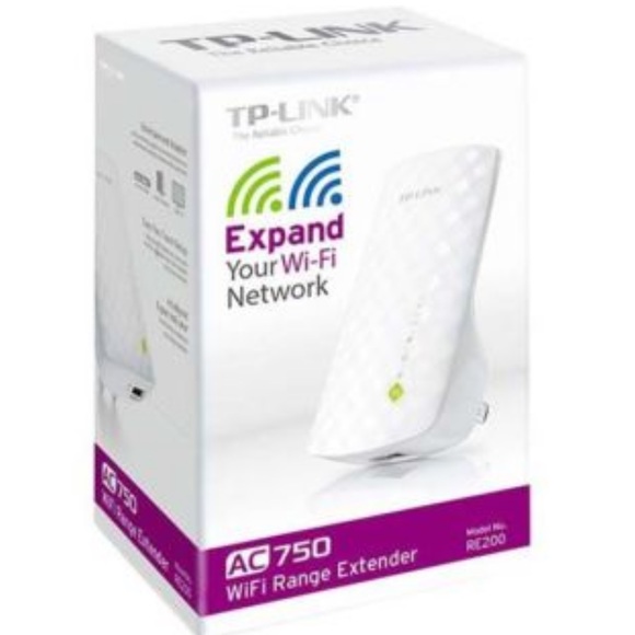 TP-Link AC750 Wireless Range Extender, RE200 - Picture 1 of 3